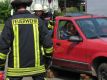 Bei einer Simulation eines Verkehrsunfalls zeigten die Rettungskräfte authentisch die Abläufe zur Rettung der Verunfallten.brFoto: G. Wolff