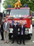 Sie hatten Jugendweihe: Benjamin, Henrik und Lars (v.l.n.r.)brFoto: Feuerwehr Halberstadtbr