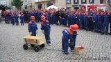 Auch das Löschen wird von den Kleinsten der Feuerwehr bereits beherrscht.brFoto: Feuerwehr Halberstadt