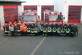 Gruppenbild - Der Oberbürgermeister mit den Kameraden der freiwilligen Feuerwehr Halberstadt.brFoto: T. Tetschke