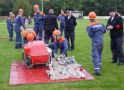 Beim Aufbauen - alles hat seine Ordnung.brFoto: Jugendfeuerwehr Halberstadt